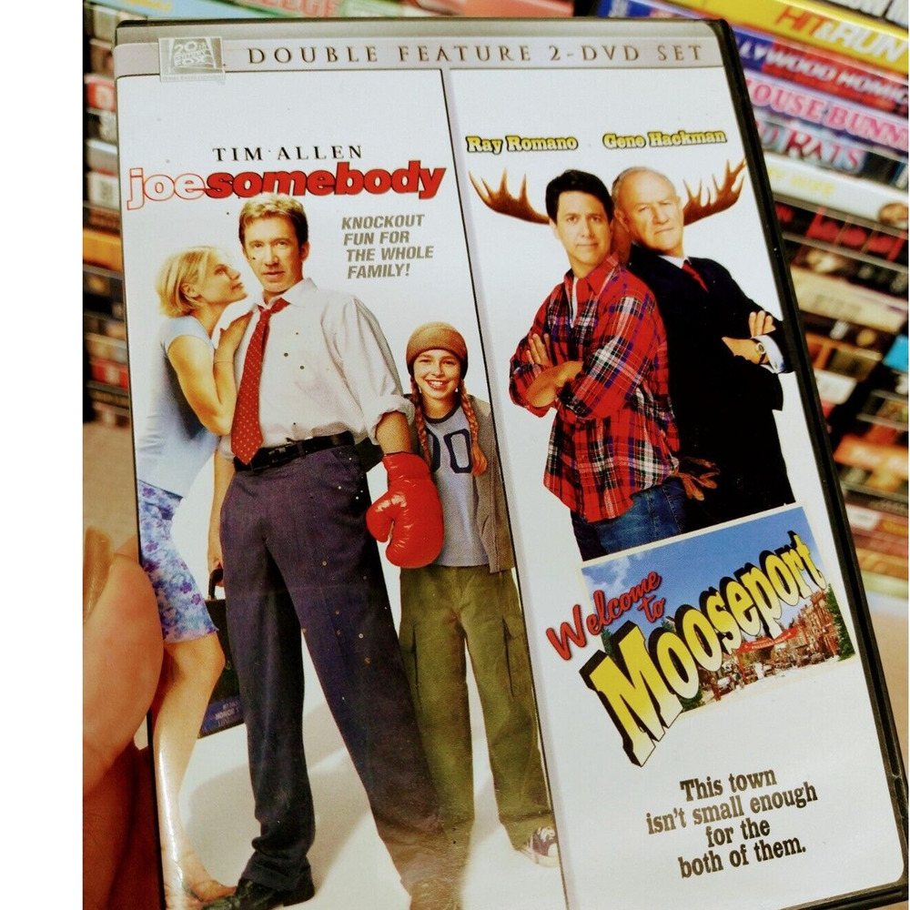 DVD JOE SOMEBODY Tim Allen WELCOME TO MOOSEPORT 2006 Double Feature y2k 2 movies